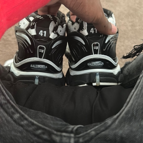 Balenciaga Track Runner Black White - Picture 3 of 4